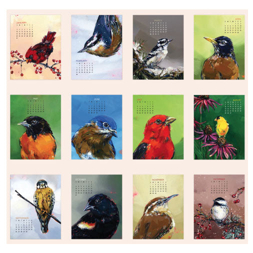 Art by Alyssa - 2027 Bird Poster Calendar