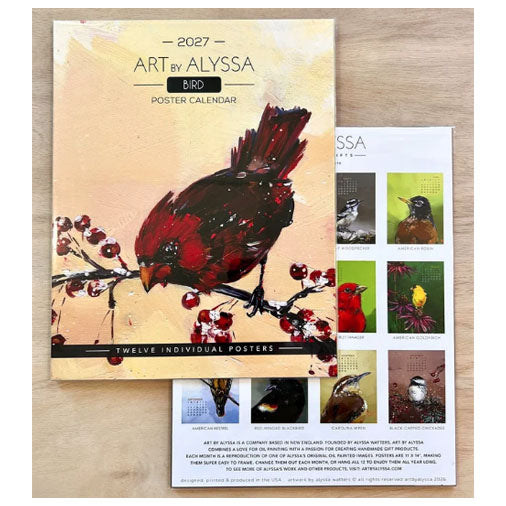 Art by Alyssa - 2027 Bird Poster Calendar