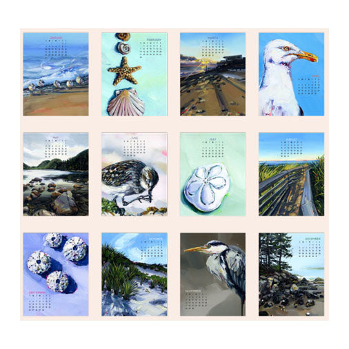 Art by Alyssa - 2027 Coastal Poster Calendar