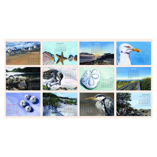 Art by Alyssa - 2027 Coastal Desktop Calendar