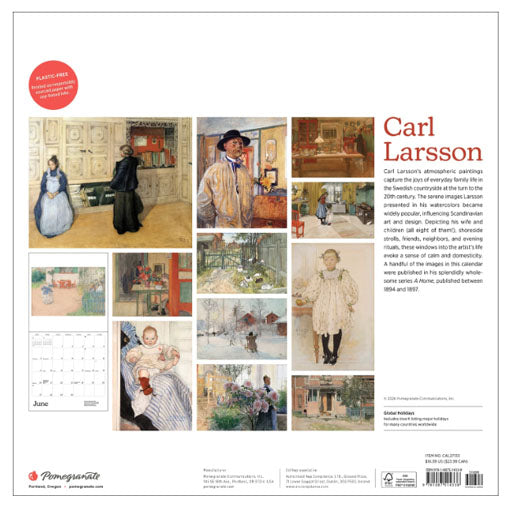 2027 Carl Larsson Wall Calndar