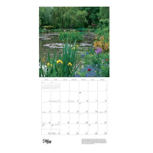 2027 Monet's Passion: The Gardens at Giverny Wall Calendar