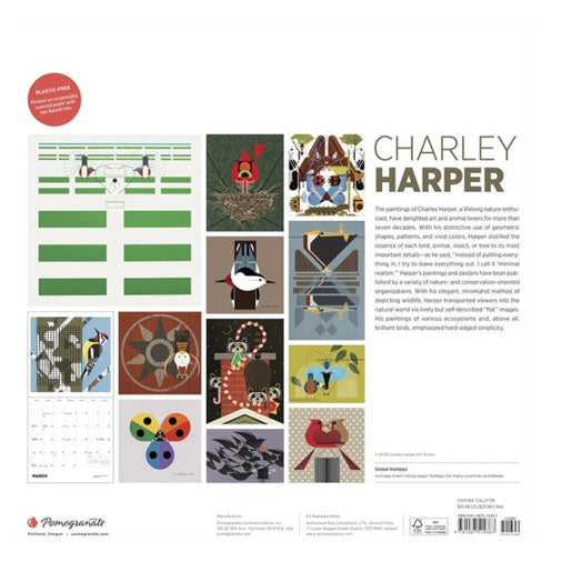 2027 Charley Harper Wall Calendar