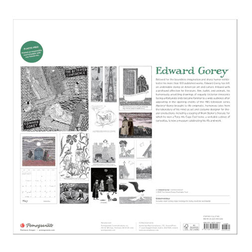 2027 Edward Gorey Wall Calendar