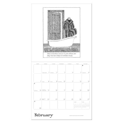 2027 Edward Gorey Wall Calendar
