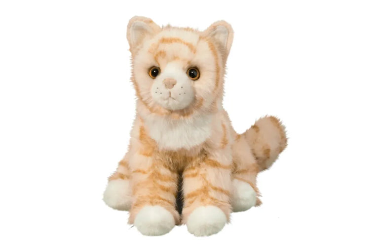 Adele Orange Stripe Cat - Douglas Toys