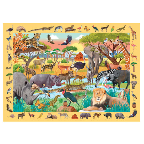 Safari Seek & Find 100-Piece Puzzle