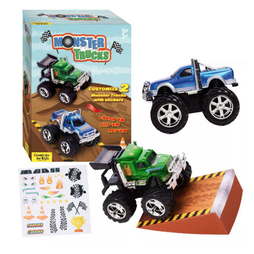 Kids Monster Trucks DIY Art Kit