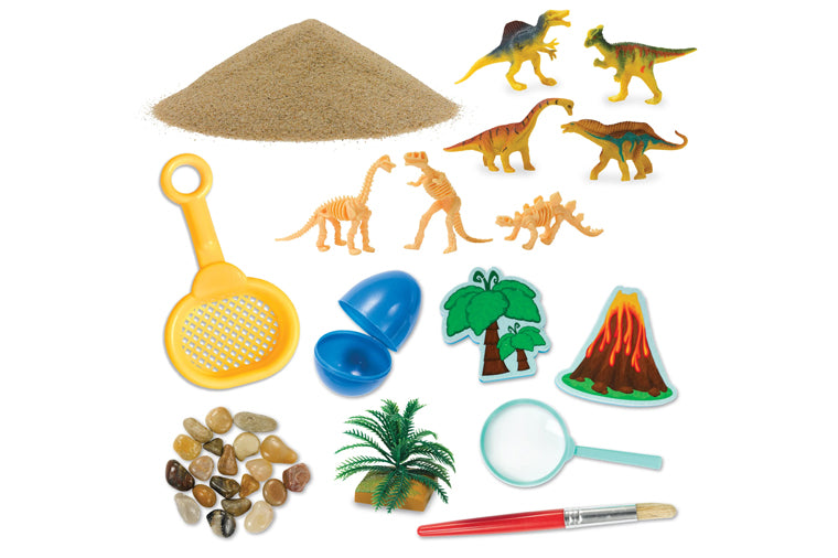 Sensory Bin Dinosaur Dig