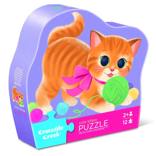 Cute Kitten- 12-Piece Jigsaw Puzzle