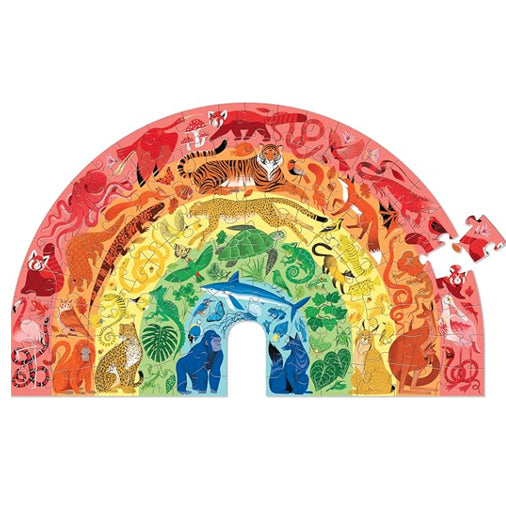 Rainbow Animals 100-Piece Puzzle