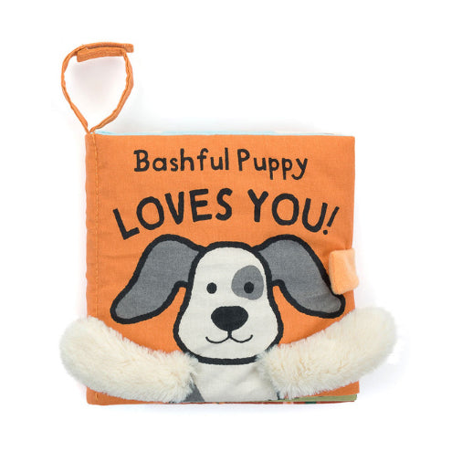 Jellycat - Bashful Puppy Loves You Fabric Book