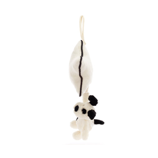 Jellycat - Bashful Black & Cream Puppy Musical Pull