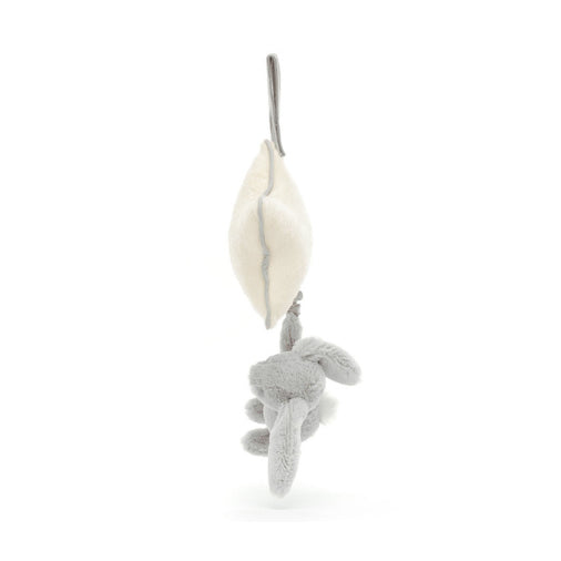 Jellycat - Grey Bashful Bunny Musical Pull