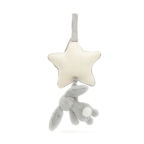 Jellycat - Grey Bashful Bunny Musical Pull