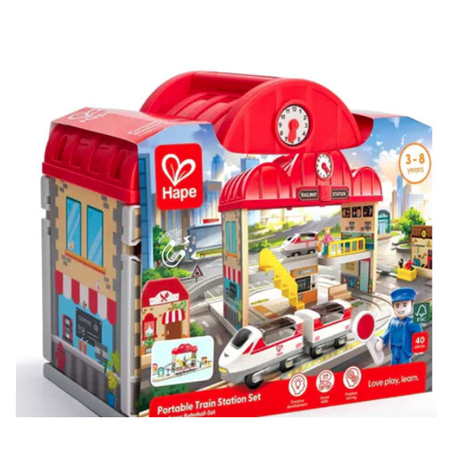 Portable Train Station Set