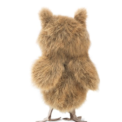 Mini Great Horned Owl, Hand Puppet