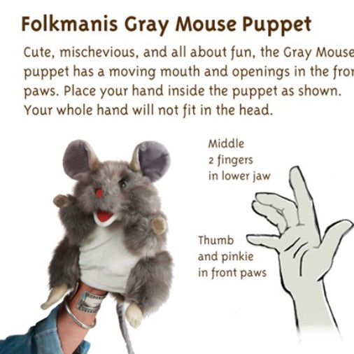 Gray Mouse, Hand Puppet