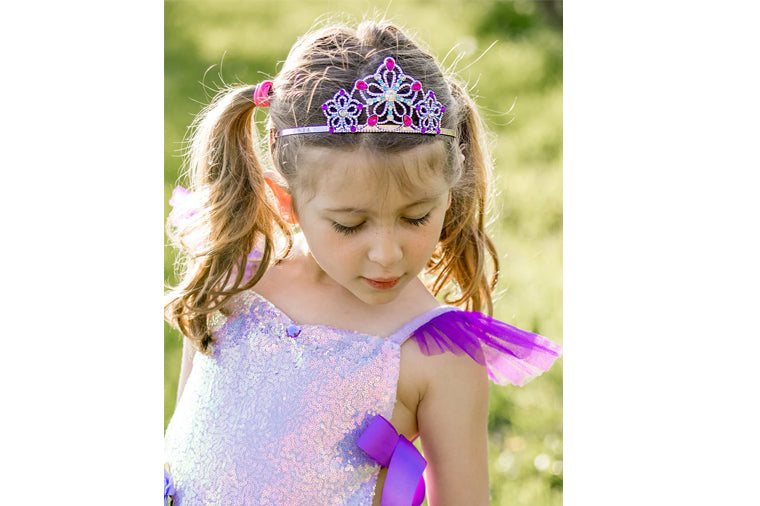 Lilac Bejeweled Tiara