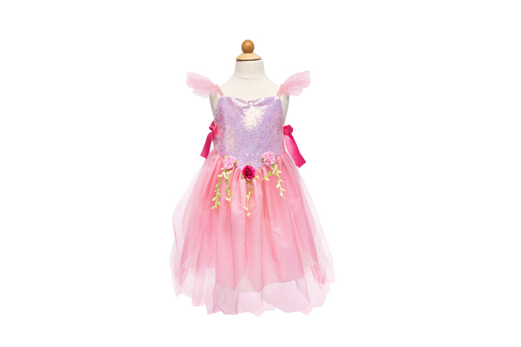 Pink Forest Fairy Costume Ages 3/4 - Great Pretenders