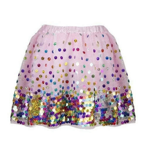 Pink Party Fun Sequin Skirt