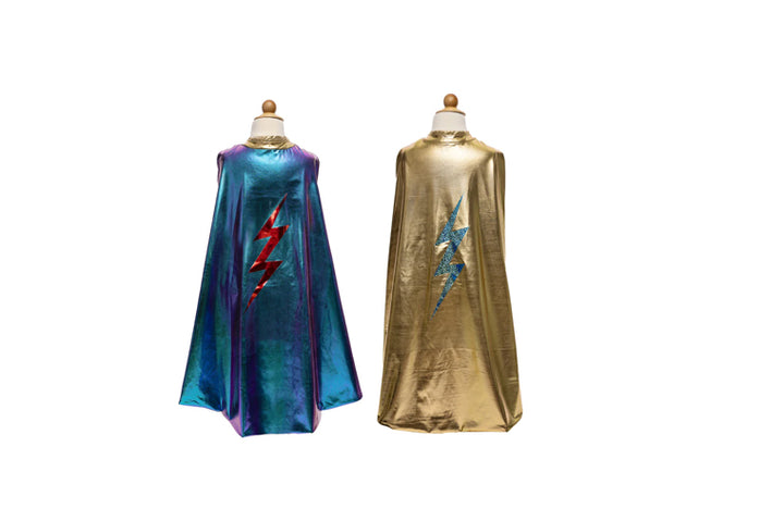 Reversible Blue Lightning Cape- Great Pretenders