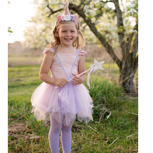 Pink Shimmer Unicorn Dress & Headband