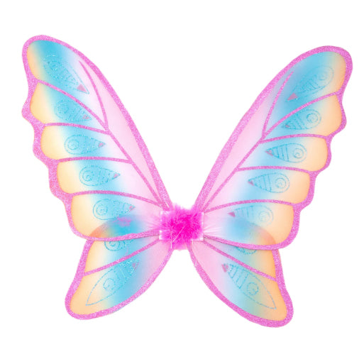 Glitter Rainbow Wings, Fuchsia