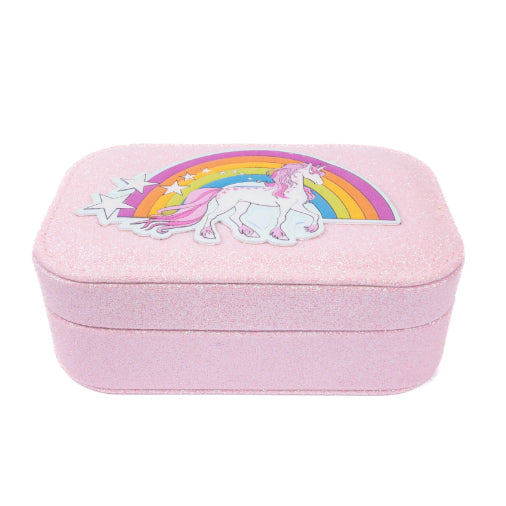 Pretty Precious Unicorn Jewelry Box in Pink