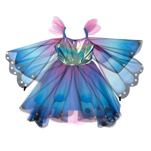 Butterfly Twirl Dress with Wings & Headband