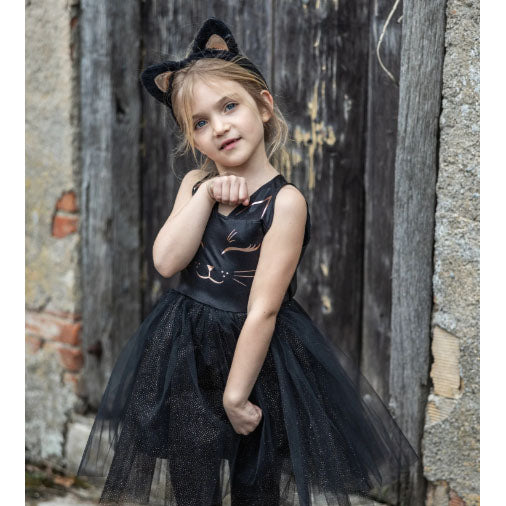 Black Cat Dress & Headpiece