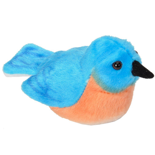 Audubon Birds Eastern Bluebird Plush with Authentic Bird Sound