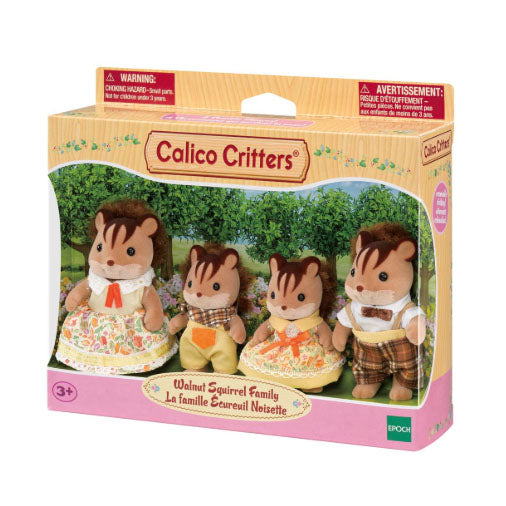 Calico Critters - Walnut Squirrel Family