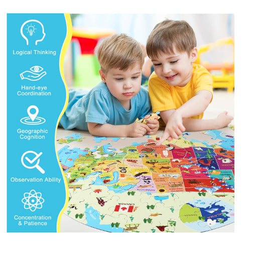 USA Round 70-Piece Puzzle