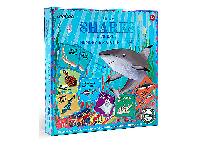 Sharks And Friends Shiny Memory Matching Game