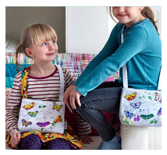 Color-In Butterfly Crossbody Bag