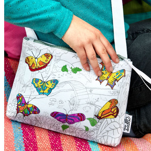 Color-In Butterfly Crossbody Bag