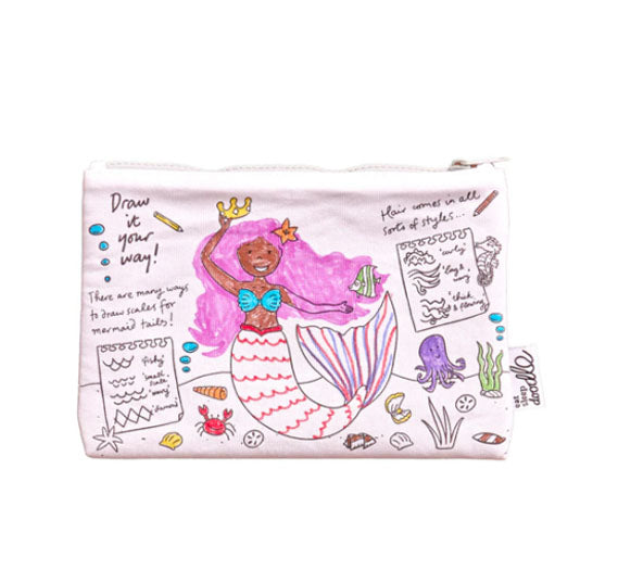 Color and Learn Mermaid Color Pencil Case