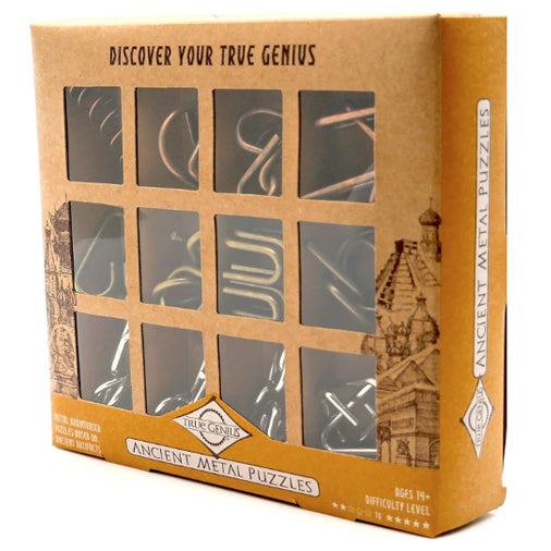 Ancient Metals 12-Piece Metal Puzzle Set