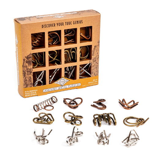 Ancient Metals 12-Piece Metal Puzzle Set