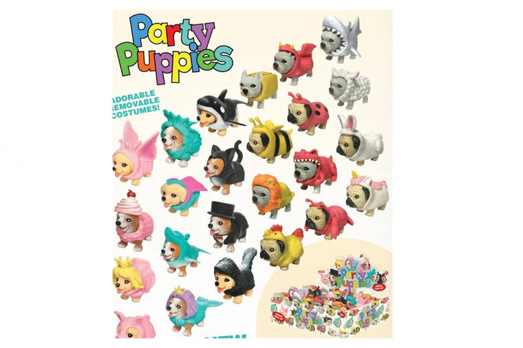 Squeezable Party Puppies