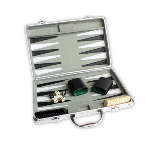 Backgammon With Aluminum Case