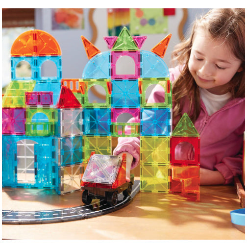 Magna-Tiles City Center Magnetic Construction Set, 110-Piece