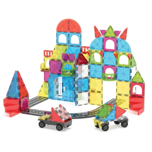 Magna-Tiles City Center Magnetic Construction Set, 110-Piece