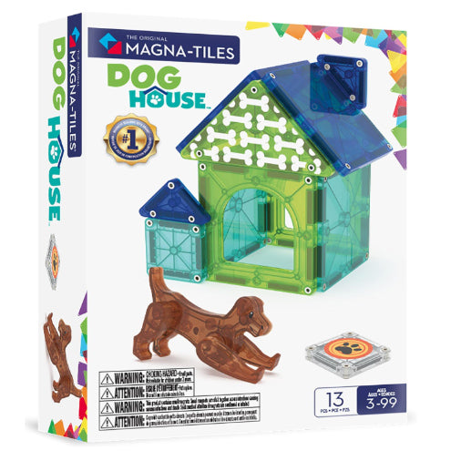 Magna-Tiles Dog House, 13-Piece