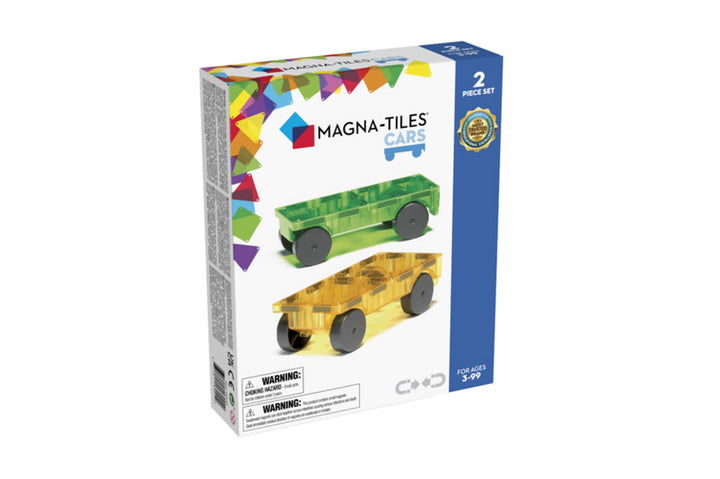 Magna-Tiles® Green & Yellow Cars Set