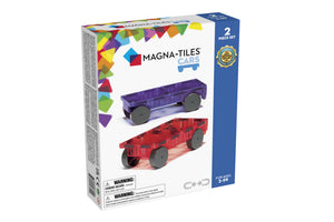 Magna-Tiles® Purple & Red Car Set