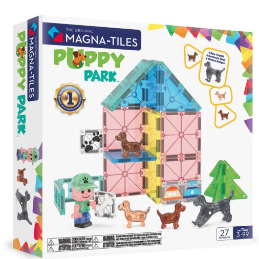Magna-Tiles Puppy Park, 27 Piece