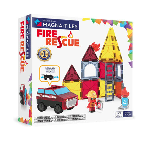 MAGNA-TILES Fire Rescue 27-Piece