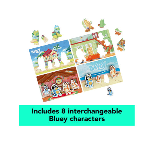 Bluey 4-Pack of Puzzles 24-Piece